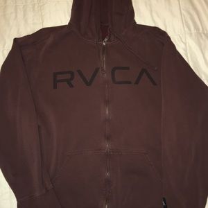 Men’s rvca zip up hoodie